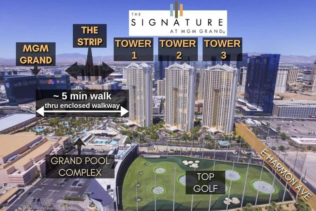לאס וגאס 32Nd Flr Penthouse @Mgm Signature 1Bed, No Fee מראה חיצוני תמונה